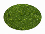 Бісер 12 темно-зелений прозорий (GR 18)