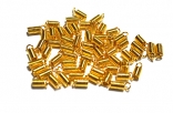 Фурнітура металева Затиск для шнурка Пружинка, золото 3*8 мм