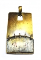 Фурнітура металева Підвіска 9,5*5 см, бронза