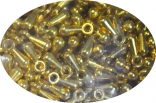 Фурнітура металева для подовжувача, золото, 2*7 мм