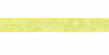 Стрічка з органзи, жовта, ш. 0,6 см; 457 м в рул.