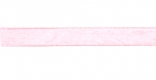 Стрічка з органзи, світло-рожева, ш. 0,6 см; 45,7 м в рул.