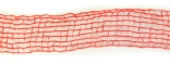 Стрічка поліестр. сітка червона; ш. 4 см; 50 м в рул.