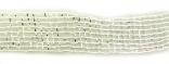 Стрічка поліестр. сітка срібна, ш. 4 см; 50 м в рул.