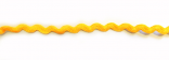 Тасьма Вьюнчик темно-жовта, ширина 0,5 см; 91,4 м в рул.