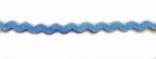Тасьма Вьюнчик темно-блакитна, ширина 0,5 см; 91,4 м в рул.