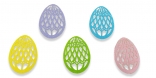 Декор з фетру Яйце мереживне, 6 см, мікс кольору, 30 шт в пак