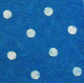 Фетр блакитний з принтом Горох, 1 мм, ш. 0,85 м