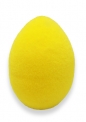 Виріб з пінопласту Яйце оксамитове, 9,5 см, жовте