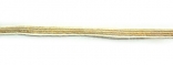 Стрічка джутова 0,6 см, натуральна з кольором, білий, 100 ярдів в рул.