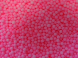 Виріб із пінопласту Сніжок, рожевий, 1-2 мм, 50 грам в пак