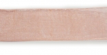 Стрічка з органзи, тепло-рожева, ширина 2 см; 45,7 м в рул.