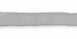 Стрічка з органзи, сіра, ширина 1 см; 45,7 м в рул.