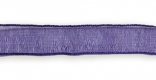 Стрічка з органзи, темно-синя, ширина 1,2 см; 45,7 м в рул.