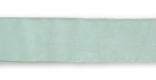 Стрічка з органзи, блакитна,ш. 2,5 см; 45,7 м в рул.