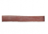 Стрічка з органзи, темний пісок, ширина 1 см; 457 м в рул.
