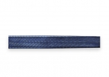 Стрічка з органзи, темно-синя, ширина 1 см; 457 м в рул.