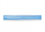 Стрічка з органзи, блакитна, ширина 1 см; 457 м в рул.