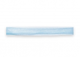 Стрічка з органзи, світло-блакитна, ширина 1 см; 457 м в рул.
