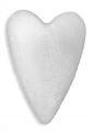 Виріб з пінопласту Серце 3D Вікторія, 120 мм