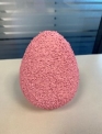 Виріб з пінопласту Яйце з покриттям, 22 см, рожеве