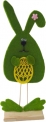 Декоративний виріб  Кролик, 25 см (зелений)