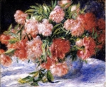Піони. Худ. Pierre -Auguste Renoir 40*50 см. Набір для творчості зі стразами на підрамнику