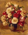 Букет троянд. Худ. Pierre -Auguste Renoir, 40*50 см. Набір для творчості картина за номерами