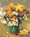 Букет хризантем. Худ. Pierre -Auguste Renoir 40*50 см. Набір для творчості картина за номерами